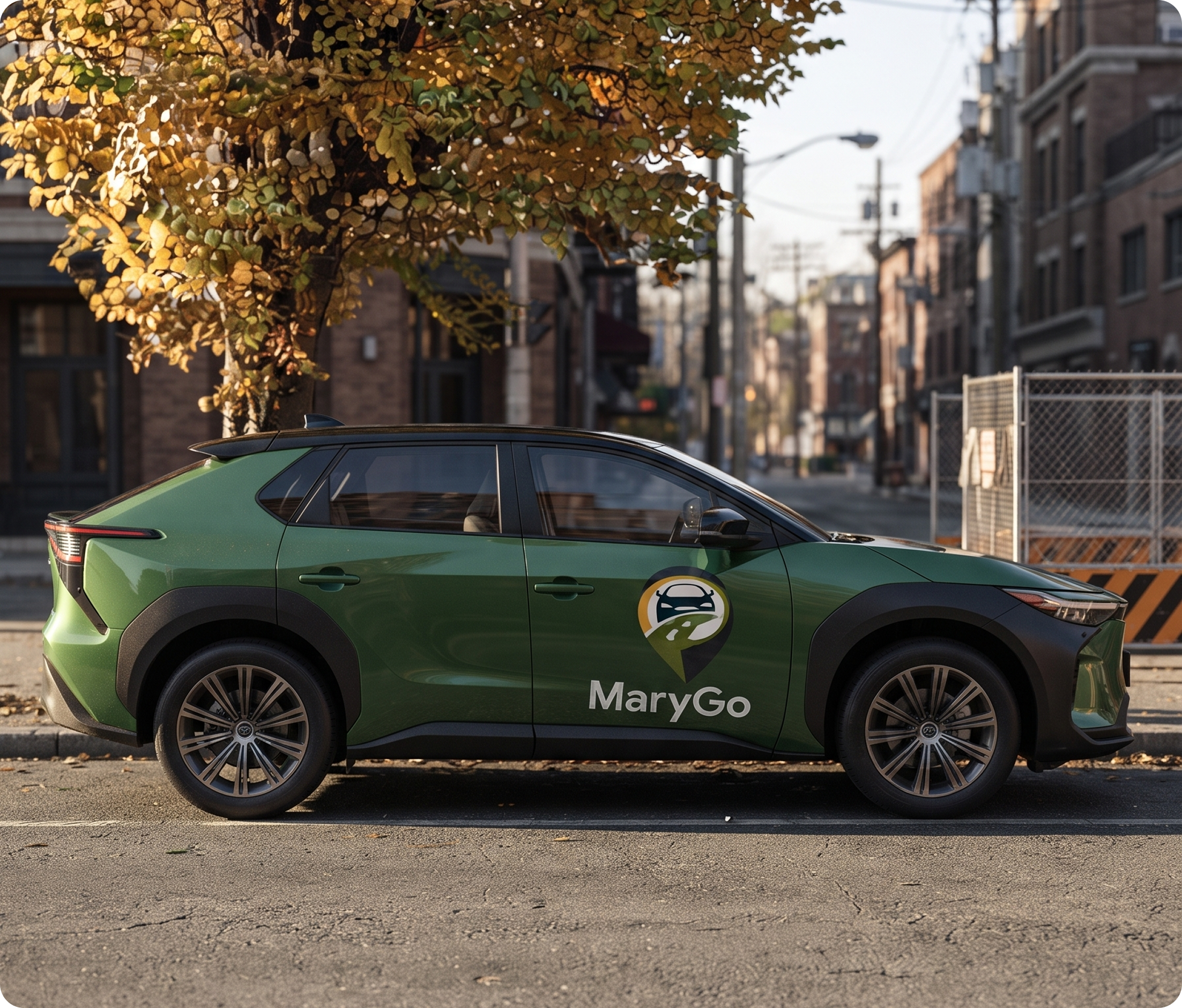 MaryGo branded car